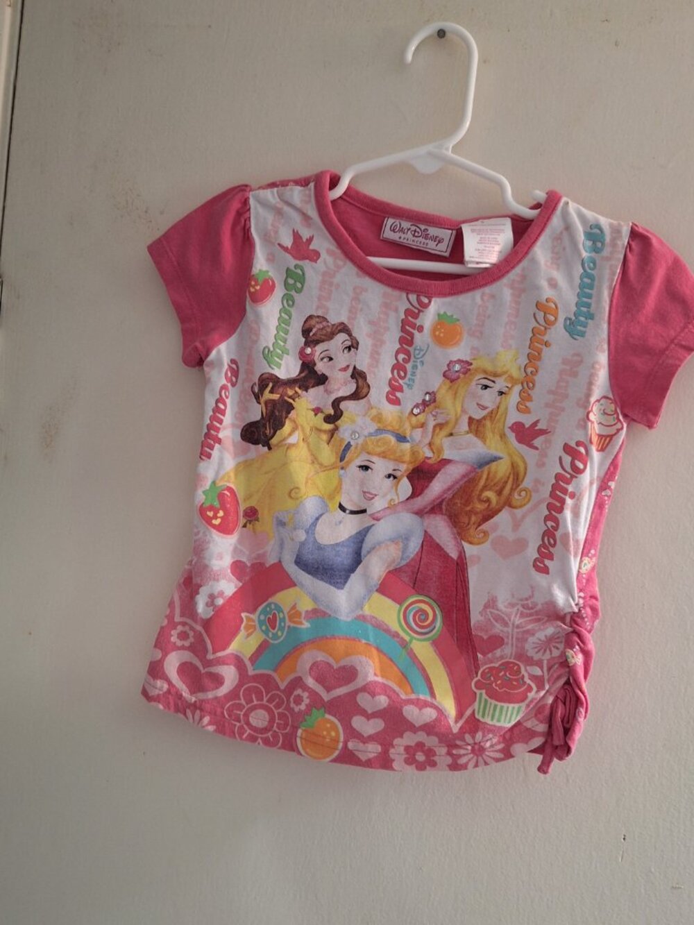 disney princess shirt size 5